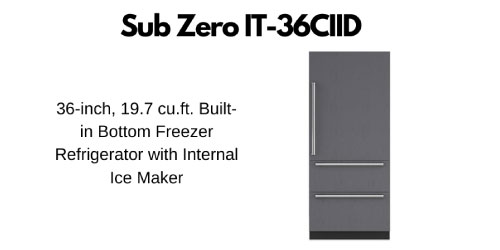 Image of Sub-Zero's 36" Bottom Freezer Refrigerator IT36CIID